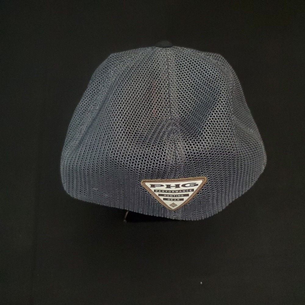 Columbia PHG Game Flag Hat Cap Fitted One Size Snapback Trucker Cap Black Logo - Picture 10 of 10